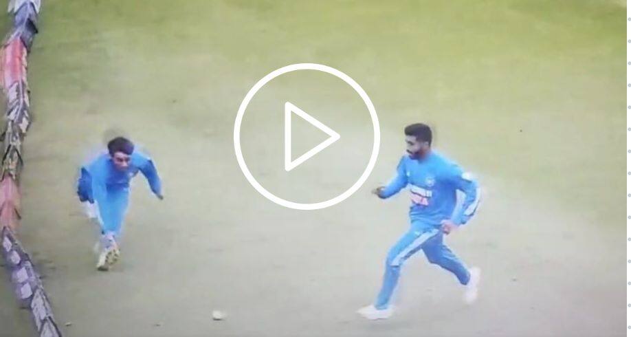 [Watch] Jasprit Bumrah Avoids Nasty Collision With Bishnoi In Comeback T20I Against Ireland